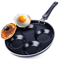 Miniatyrbillede 1 af 11: Granit stegepande 25 cm, 4 huller, non-stick, induktion
