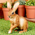 Miniatyrbillede 2 af 8: Havefigur hare 21x11x27,5 cm