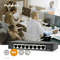 Pikkukuva 2 / 8: Verkkokytkin | Langallinen nopeus: Gigabit | Ethernet-porttien lukumäärä: 8