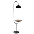 Miniatyrbillede 2 af 3: Gulvlampe Zümrüt Siyah Lambader Retro 3 Başlıklı