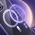 Miniatyrbillede 7 af 9: Magnetisk etui til iPhone 14 MagSafe PQY Ice Crystal Series grå