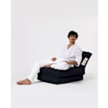 Miniatyrbillede 9 af 9: Garden Bean Bag Siesta Sovesofa Puf - Sort