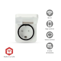 Miniatyrbillede 5 af 9: SmartLife Smart Plug | Zigbee 3.0 | IP44 | Effektmåler | 3680 W | Type F (CEE 7/7) | -10 - 40 °C | Android™ / IOS | Hvid | 1 stk.