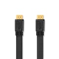 Pikkukuva 1 / 3: High Speed ​​HDMI ™ Kaapeli Ethernet | HDMI™ liitin | HDMI™ liitin | 4K@30Hz | 10.2 Gbps | 2.00 m | Litteä | PVC | Musta | Label
