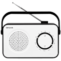 Miniatyrbillede 2 af 3: Analog radio Hvid