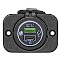 Miniatyrbillede 5 af 6: USB lynoplader indbygget type A + C 2-vejs 12/24V 3Am model 1