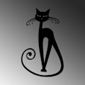 Pikkukuva 5 / 6: Koristeellinen metalliseinätarvike Cat 6