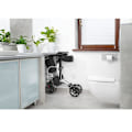 Miniatyrbillede 5 af 9: 2-i-1 rehabiliteringsrollator med kørestolsfunktion, foldbar med taske op til 136 kg