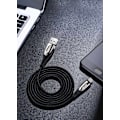 Miniatyrbillede 8 af 9: Kabel USB-A - microUSB 3A med ladeindikator 1,2m sort