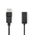 Pikkukuva 1 / 3: DisplayPort kaapeli | DisplayPort uros | HDMI™ Ulostulo | 4K@30Hz | Niklattu | 0.20 m | Pyöreä | PVC | Musta | Laatikko