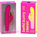 Miniatyrbillede 3 af 6: B Swish - Bwild Bunny Infinite Classic Genopladelig Vibrator Pink Silikone