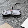 Miniatyrbillede 3 af 4: Trådløs oplader 10W QI Metal/Stof