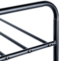 Miniatyrbillede 6 af 11: Skohylde metal sort 3-plan 63x28x60 cm