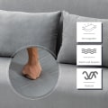 Miniatyrbillede 8 af 10: Sovesofa To-Personers Seng Funktion & Hynder, Justerbar Sofa, Op Til 150 Kg, Lysegrå