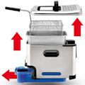 Miniatyrbillede 3 af 5: Frituregryde Oleoclean Digital Timer 3,5L 2300W