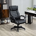 Miniatyrbillede 2 af 10: Massagestol Drejestol Højdejusterbar Ergonomisk Gaming Stol Computerstol 6 Vibrationspunkter Hør Føles Justerbar Sort