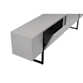 Miniatyrbillede 9 af 9: TV Stand Serenity - Grå, Sort