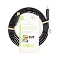 Pikkukuva 3 / 3: High Speed ​​HDMI ™ Kaapeli Ethernet | HDMI™ liitin | HDMI™ liitin | 4K@30Hz | 10.2 Gbps | 2.00 m | Litteä | PVC | Musta | Label
