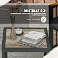 Miniatyrbillede 7 af 10: 3-Delt Havemøbelsæt, Bistrosæt Inkl. Sofabord, 2 Stole, Havesiddegruppe Med Hynder, Havesæt, Altanmøbler Til Terrasse, Grå