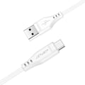 Pikkukuva 2 / 9: Puhelinkaapeli USB - USB-C 3A 1,2 m valkoinen