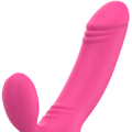 Miniatyrbillede 4 af 6: Ohmama - Bix Double Stimulation Vibrator Xmas Edition Pink