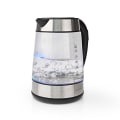 Miniatyrbillede 8 af 9: Elkedel | 1.7 l | Glas | Gennemsigtig | 60,70,80,90,100 °C | Temperaturindikator | Drejelig 360 grader | Skjult varmeelement | Strix®-controller | Bes