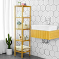 Pikkukuva 2 / 7: Natural Bamboo 5-tasoinen hylly: tilaa säästävä ja kestävä