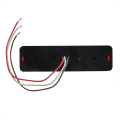 Miniatyrbillede 3 af 4: Baglygte 12/24V 2 funktioner 135x38mm LED med holder sort