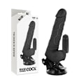 Pikkukuva 4 / 7: Basecock - Realistic Vibrator -kaukosäädin musta 18,5 cm -O- 4Cm