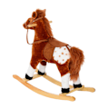 Miniatyrbillede 9 af 10: Gyngehest fra 3 år Gyngedyrlegetøj Neighing Brown 74x28x65cm til børn