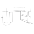 Miniatyrbillede 6 af 6: Studiebord Cayko - Hvid