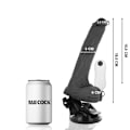 Miniatyrbillede 1 af 8: Basecock - Realistisk artikulerbar fjernbetjening Sort 18,5 Cm -O- 4 Cm