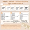Miniatyrbild 8 av 10: Kattklätterväggsset, 3-delad kattmöbel med skrapstolpe, sittpinnar, stege, trappsteg, skrapbräda, för katter upp till 5 kg, sisal, beige