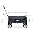 Miniatyrbillede 7 af 9: Transportvogn, foldbar 80L Humberg HM-511