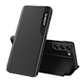 Pikkukuva 1 / 9: Kotelon suojus Samsung S24+:lle läpällä ja jalustalla Eco Leather View Case musta