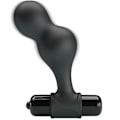 Miniatyrbillede 1 af 11: Mr Play - Sort Silikone Vibrator Anal Plug
