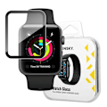 Miniatyrbillede 1 af 6: Hybrid beskyttelsesglas til Apple Watch 1/2/3 42mm Watch Glass sort