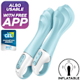 Pikkukuva 2 / 5: Satisfyer - Ilmapumppu Vibrator 5+ puhallettava G-Spot Vibrator App sininen