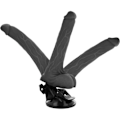 Miniatyrbillede 6 af 8: Basecock - Realistisk artikulerbar fjernbetjening Sort 18,5 Cm -O- 4 Cm