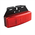 Pikkukuva 1 / 4: Takavalot 12/24V punainen 110x40mm LED pidikkeellä