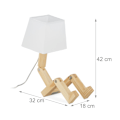 Miniatyrbillede 4 af 9: Bordlampe Robot Justerbar