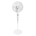 Miniatyrbillede 8 af 10: Stående gulvventilator 45W – 3 tilstande, 5 blade, hvid