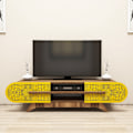 Miniatyrbillede 2 af 4: TV Unit Defne - Valnød Gul