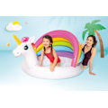 Miniatyrbild 3 av 5: Uppblåsbar pool, plaskdamm, enhörningspool, tak, Intex 57113