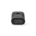 Miniatyrbild 3 av 5: USB-C™ Adapter | USB 3.2 Gen 2 | USB-C™ Hona | USB-C™ Hona | 4K@60Hz | 10 Gbps | Rund | Nickelplaterad | Svart | Kuvert
