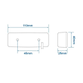 Pikkukuva 4 / 4: Sivuvalaisin 12/24V keltainen 110x40mm LED