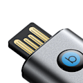 Pikkukuva 7 / 9: Auton langaton äänilähetinvastaanotin USB AUX TF Card JR-CB7 harmaa
