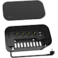 Pikkukuva 4 / 7: Kaapelirasia - Kaapelin piilotin haaroittimella + USB-A/USB-C lataus Musta