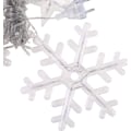 Miniatyrbillede 2 af 6: Lys snefnug stjerner Julelys gardin 138LED