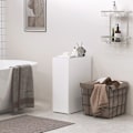 Miniatyrbild 10 av 10: Smalt badrumsskåp, wc-skåp, sidoskåp med hjul, låda inklusive 3 djupa fack, nischhylla, badrumsskåp för smårum, vardagsrum, badrum, 47 x 25 x 66,5 cm